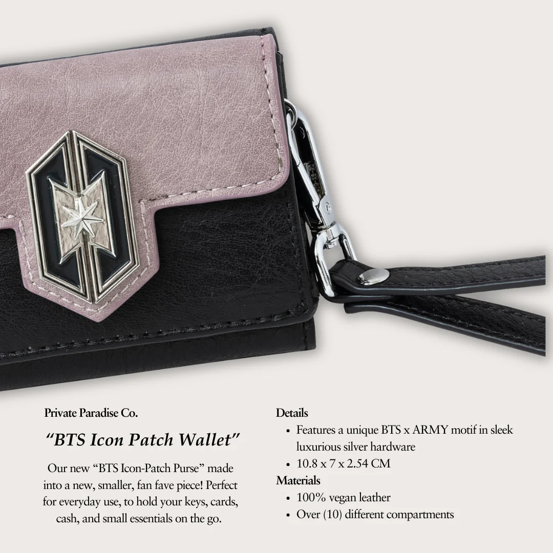 BTS Icon-Patch Wallet [PRE-ORDER] - Image 3